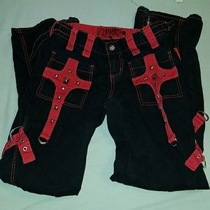 Black and Red Tripp NYC Pants